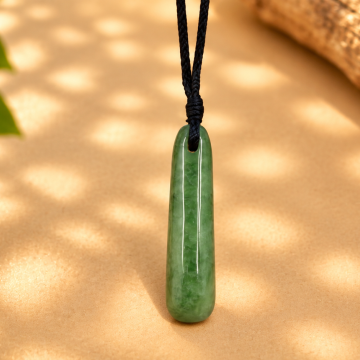 Jade Myanmar druppel (VERKOCHT)