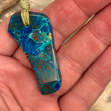 #18 Chrysocolla met Dioptaas